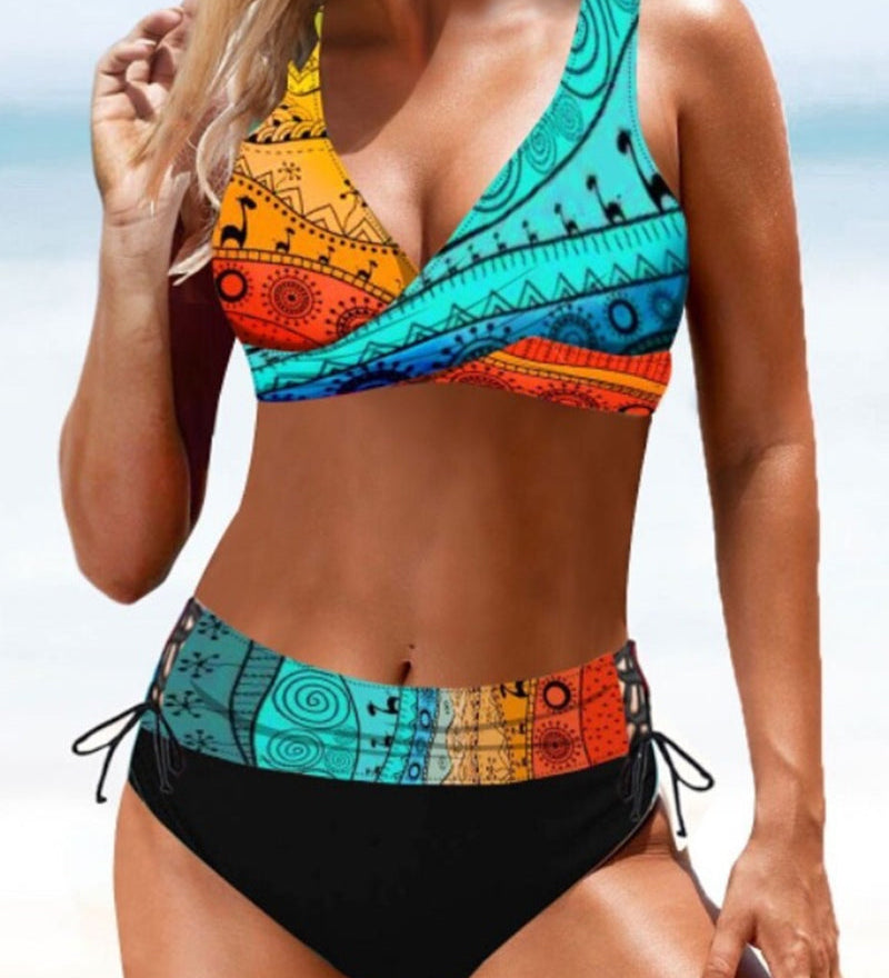 Eva - Krāsains un Priecīgs Bikinis