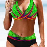 Eva - Krāsains un Priecīgs Bikinis