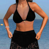 Adelaida - Elegants bikini komplekts no gludas mežģīnes