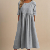 Minea – gaisīga kokvilnas kleita