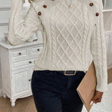Francisca - Adīta blūze ar pogām