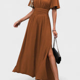 Eterna – Eleganta Melna Maxi Kleita