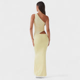 Serenela asimetriska maxi kleita