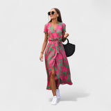 Rožu lilija – boho stila kleita