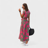 Rožu lilija – boho stila kleita