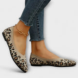 Paula - Leoparda raksta auduma čības