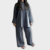 Ingrid - Plus Size Acanalotais Komplekts