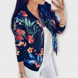 Andreia - Elegants ziedu bomber jaka